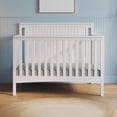thumbnail image 3 of Child Craft Scout 4-in-1 Convertible Crib, Beadboard Panel Design, 3 Mattress Heights, Matte White, 3 of 7
