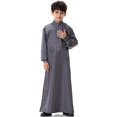 thumbnail image 1 of Enfants Garçons Jubba Kaftan Robe Arabe Abaya Dishdasha Thobe Longue Robe, 1 of 3