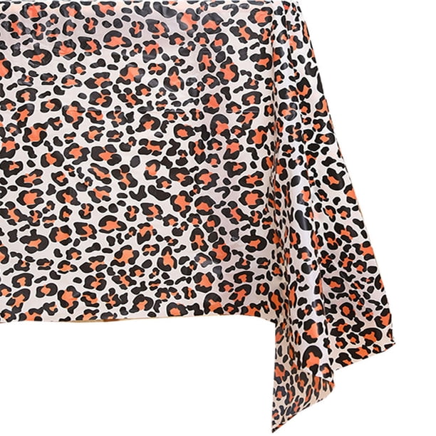 Mantel Desechable Bearachild Rectángulo estampado de leopardo 137*274cm