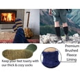 thumbnail image 2 of DIFFERENT TOUCH Winter Heated Warmth Lodge Thermal Socks Chirstmas Present For Man, 2 of 3
