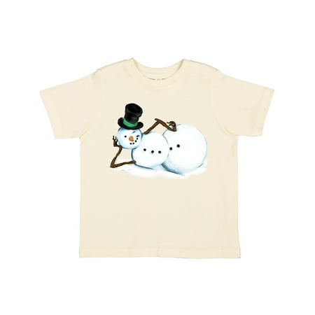 

Inktastic Sassy Snowman in Top Hat Gift Toddler Boy or Toddler Girl T-Shirt
