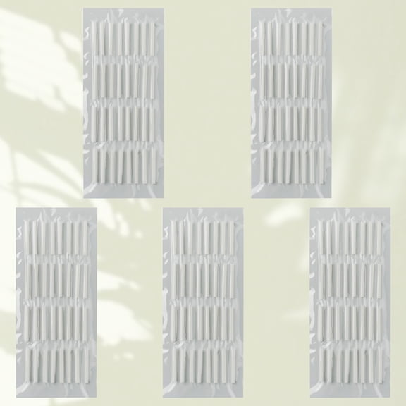 LOLIPPYY Eyelash Perm Kit with 160pcs White Cotton Pads and Eyelash Rods for Curling and Styling