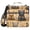 Lovely Bears and Flower, variant on 3 Ring Zipper Binder with Shoulder Strap Waterproof Trapper Keeper 2 Inch D-Ring 500 Sheets Capacity Reindeer in Winter