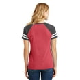 thumbnail image 2 of District Made Ladies Game V-Neck Tee DM476, 2 of 6