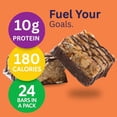 thumbnail image 2 of HMR Chocolate Peanut Butter Protein Bars, Low Calorie Snack, 10g Protein, 24 Count, 2 of 7