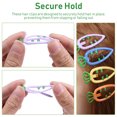 thumbnail image 4 of WHAMVOX 21 Pcs Barrettes à Cheveux Colorées en Alliage, Tenue Sécurisée, Design Adorable pour Enfants Bureau, 4 of 6