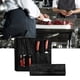 thumbnail image 5 of Bolsa enrollable plegable para Chef, bolsa de mano enrollable de gran capacidad, herramientas de cocina negras, bolsa enrollable de almacenamiento, Macarena bolsas de rollo de chef, 5 of 8