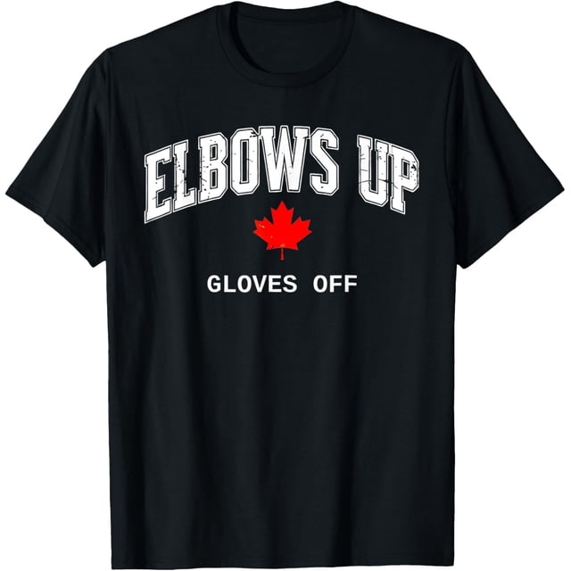 Camiseta divertida de hockey con bandera de Canadá