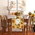 thumbnail image 4 of Linen Summer Pineapple Table Runner Tropical Hawaiian Luau Indoor Outdoor Party Table Cover Decoration Home Kitchen Dining Room (13.8" x 71"), 4 of 6