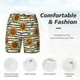 thumbnail image 3 of Balery Cute Sunflowers Mens Swim Trunks Swim Shorts for Men Quick Dry Inseam Beach Shorts with Compression Liner Pocket-3X-Large, 3 of 9