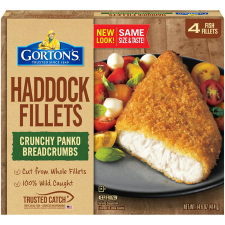 Gorton's Crunchy Breaded Haddock Fish Fillets, 4
