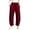Wine, variant on Vivianyo HD Women's High Waist Barrel Leg Quick Dry Pants, Elastic Waist Solid Casual Long Trousers With Side Storage Pockets for Women, Women's Black, Sizes S-3XL