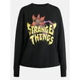 thumbnail image 5 of Netflix Stranger Things Oversized Fleece Sweatshirt from No Boundaries, Women’s Plus, 5 of 5