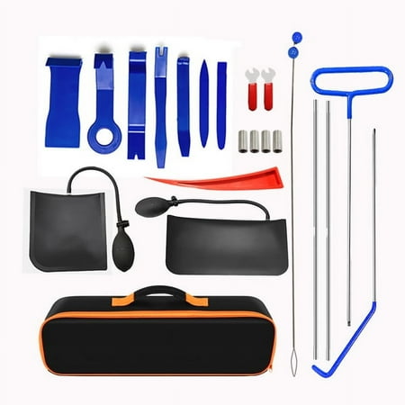 

WOVTE 22 pcs emergency tools for car door opening with pull cord