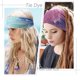 thumbnail image 5 of Diadema ancha Bandana elástica Banda para el cabello anudada Banda elástica para entrenamiento de yoga Bandana deportiva para correr Bandana grande para mujer Zhivalor  CPB-DE-LYY702-4, 5 of 5