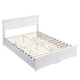 thumbnail image 3 of Brafab Queen Bed Frame with Headboard & 4 Underbed Storage Drawers, Platform Bed, Sturdy Wooden Frame, No Box Spring Needed, Easy Assembly Low Profile Modern Bedroom Furniture, 3 of 9