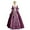 Purple, variant on 18th Century Dress Victorian Baroque Dress Long Satin Rococo Party Dresses A-Line Gothic Style Dress For Women Plus Size Fashion Midi Party Gown With Flare Sleeves Purple XXL