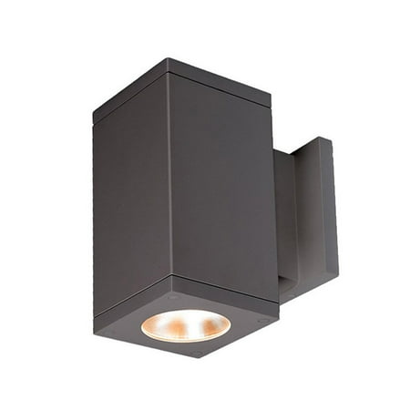 

Wac Lighting Dc-Ws06-Fa Cube Architectural 1 Light 10 Tall Led Outdoor Wall Sconce -