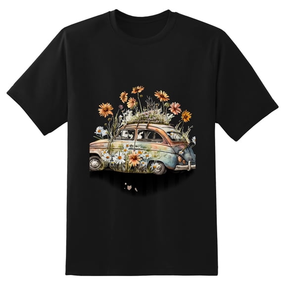 Men's Graphic TeeFlowers (9) Letter Print T-Shirts Round Neck Short Sleeves Sizes XS-5XL Summer Daily Casual Tops