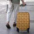 thumbnail image 3 of Orange Brown Sunflower Pattern Luggage Cover Fashion Suitcase Cover Baggage Covers Fit 25-28 Inch Luggage (Go Travel), 3 of 5