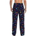 thumbnail image 3 of Balery Games print Men's Pajama Pants,Ultra Lightweight Pjs,Lounge Pant-Medium, 3 of 9
