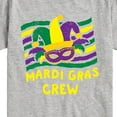 thumbnail image 3 of Instant Message - Mardi Gras Crew - Toddler & Youth Short Sleeve Graphic T-Shirt, 3 of 6