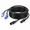 24.6ft, variant on 24.6ft 13AWG Powercon and DMX Extension Hybrid Cable for Stage Lighting Concerts Events