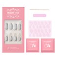 thumbnail image 1 of Ibcccndc Matte Press On Nails Quick Nail Art Mate de longitud media Ballet Coffin Uñas postizas Parc ibcccndc Gris, 1 of 7