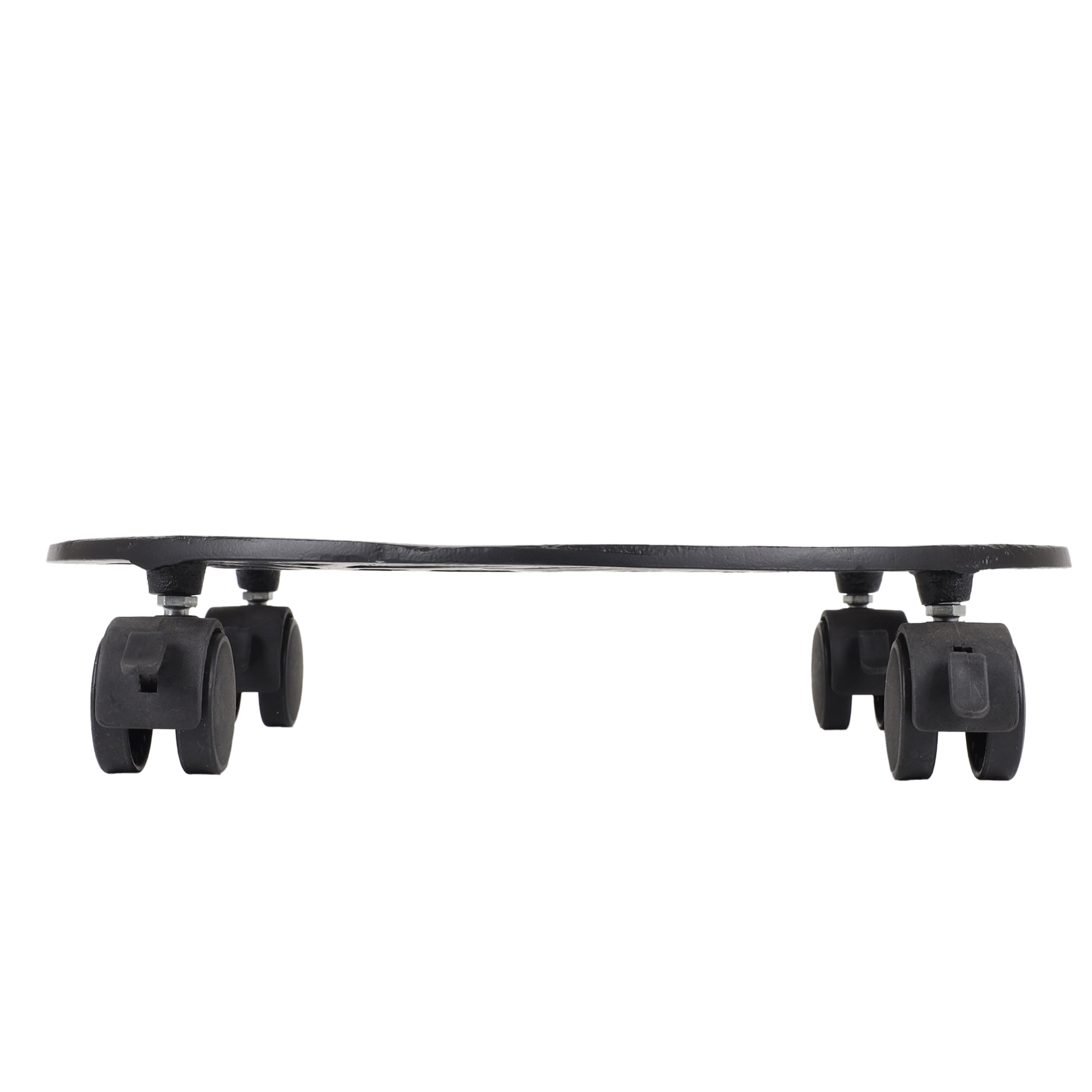 Better Homes & Gardens 14" Black Metal Plant Caddy with Locking Casters