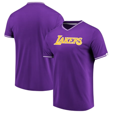 Los Angeles Lakers Fanatics Branded True Classics V-Neck T-Shirt -