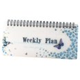 thumbnail image 2 of Tear-Off Weekly Planner - Butterfly Design - Spiral Schedule Organizer, 2 of 6