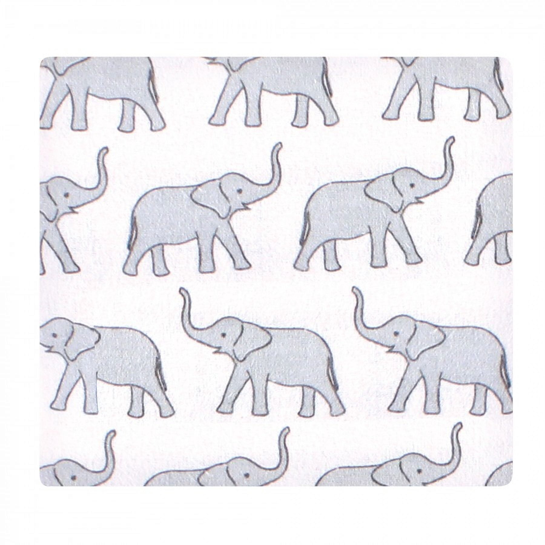 Hudson Baby Unisex Baby Cotton Poly Flannel Receiving Blankets, Modern Neutral Safari, One Size
