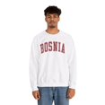 thumbnail image 5 of Bosnia Sweatshirt Gifts Crew Neck Shirt Long Sleeve Unisex, 5 of 7