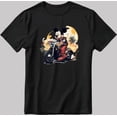 thumbnail image 1 of Disney Funny Mickey Mouse With Motorcycle Graphic T-Shirt All size S-3XL, 1 of 3