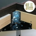 thumbnail image 2 of 8 Pcs Bed Hanging Parts Toddler Child Frame Stabilizer Furniture Brackets, 2 of 6