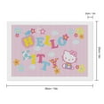 thumbnail image 2 of Diamond Art Kits for Adults Hello Kitty Diamond Art Gem Art Painting Full Drill Round Art Gem Painting Kit for Home Wall Decor Gifts 12"x16", 2 of 6