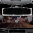 thumbnail image 5 of Rhinestone Car Mirror, Car Mirror With Crystal Diamond Rhinestone Women's Car Mirror, Car Interior (Silver), 5 of 5
