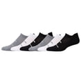 thumbnail image 3 of Calcetines Brooks Run-In Invisibles Paquete de 6 Asfalto/Blanco/Negro Talla S, 3 of 6