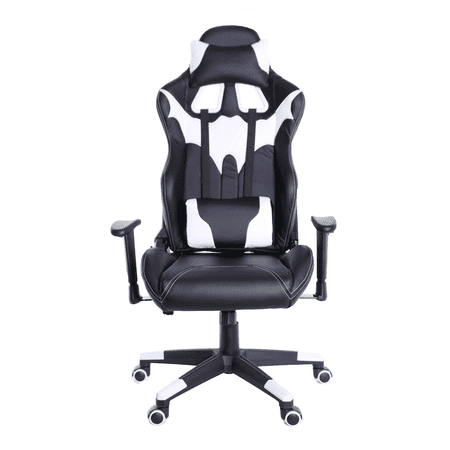 TimeOffice Batman Series Ergonomic Video Gaming Chair Race Car Style with PU leather and Lumbar 