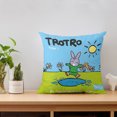 thumbnail image 1 of TROTRO Pillow Covers x Inch Cartoon Square Pillowcase For Home Couch Bed Sofa Chair Decor *IN, 1 of 5
