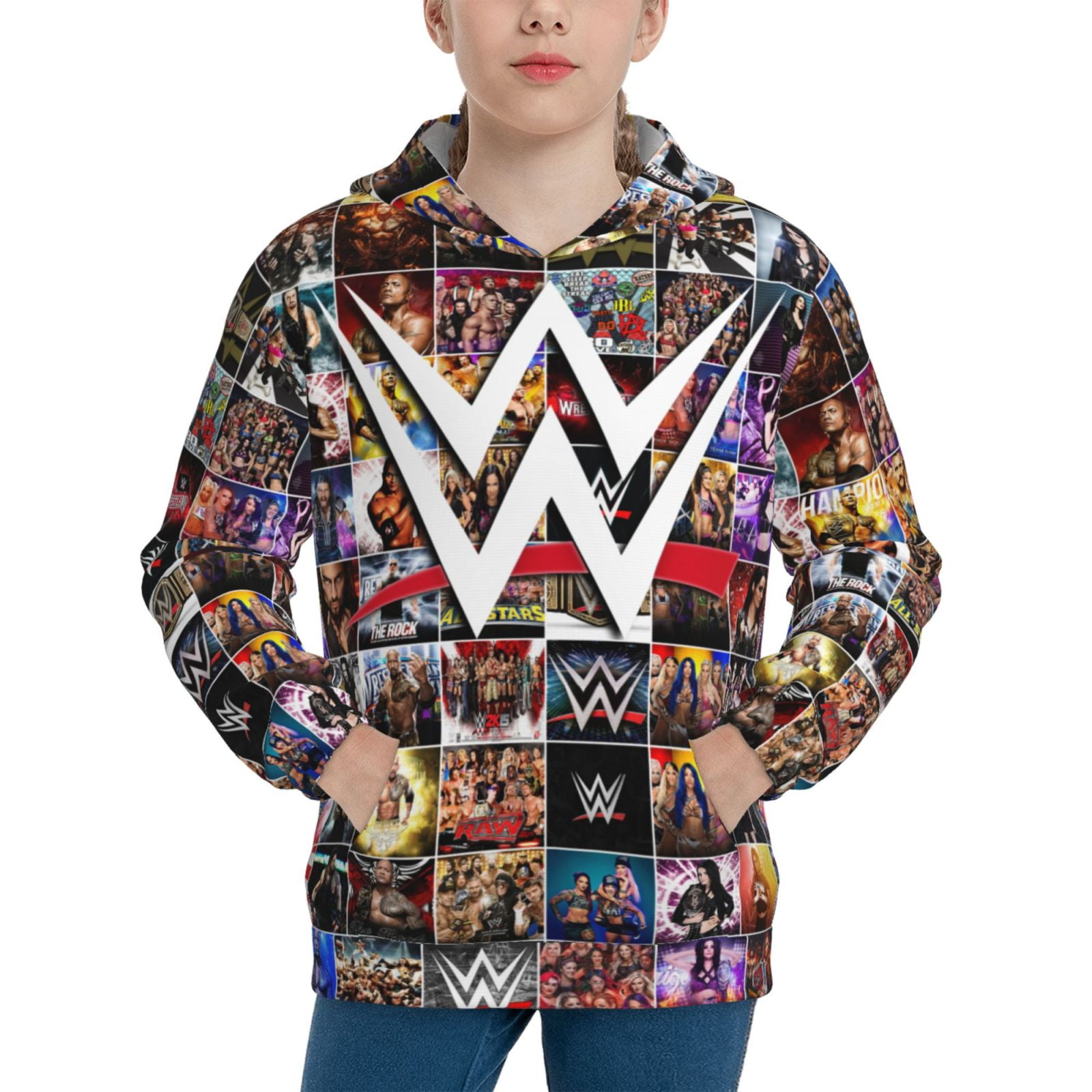 Boys wwe hoodie sales