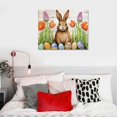 thumbnail image 4 of RUIYC Country Farmhouse Canvas Print Wall Art Decor Spring Easter Tulips Sign Painting Poster Plaque Rustic Home Decoration, 4 of 4