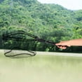 thumbnail image 2 of Landing Net Pole  Landing Net Telescopic Pole Portable Aluminum Alloy Telescopic Foldng Fishing Landing Net Pole Rubber Handle 40cm, 2 of 8