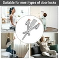 thumbnail image 4 of Portable Hotel Door Lock Home Travel Safety Childproof Stopper Latch Anti-Theft, 4 of 9