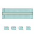 thumbnail image 1 of 4-in-1 Paper Cutter Portable Craft Trimmer for A4, Photos, DIY Scrapbooking, Straight/Wavy/Dotted Line Cutting, 1 of 5