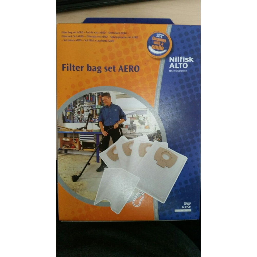 NilfiskALTO FILTER BAG SET AERO Vacuum 302002404 4/pack