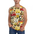 thumbnail image 1 of Balery Vehicles Camisetas sin mangas para hombre, absorbe la humedad y protege contra el mal olor.-XX-Large, 1 of 7