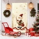 thumbnail image 5 of Cortina navideña para puerta | Cortina festiva con bordado 3D | Decoración de pared para el hogar | Decoración para la puerta principal y el interior | Decoración para fiestas y festivales, 5 of 6