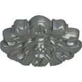 thumbnail image 3 of Ekena Millwork 7 5/8"OD x 1"P Emery Leaf Ceiling Medallion, Hand-Painted Platinum, 3 of 7