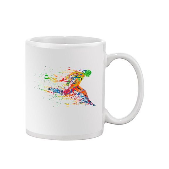 Abstract Runner Silhouette. Mug Unisex's -Image by Shutterstock